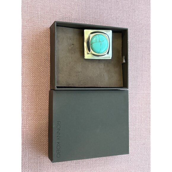 Ronny Kobo Joan Single Earring in Silver & Turquoise New Womens Jewelry - Picture 7 of 10